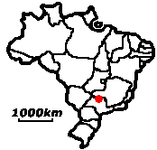 Barretos &minus; Lage in Brasilien