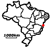 Ilheus &minus; Lage in Brasilien