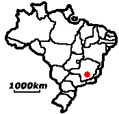 Belo Horizonte − Lage in Brasilien